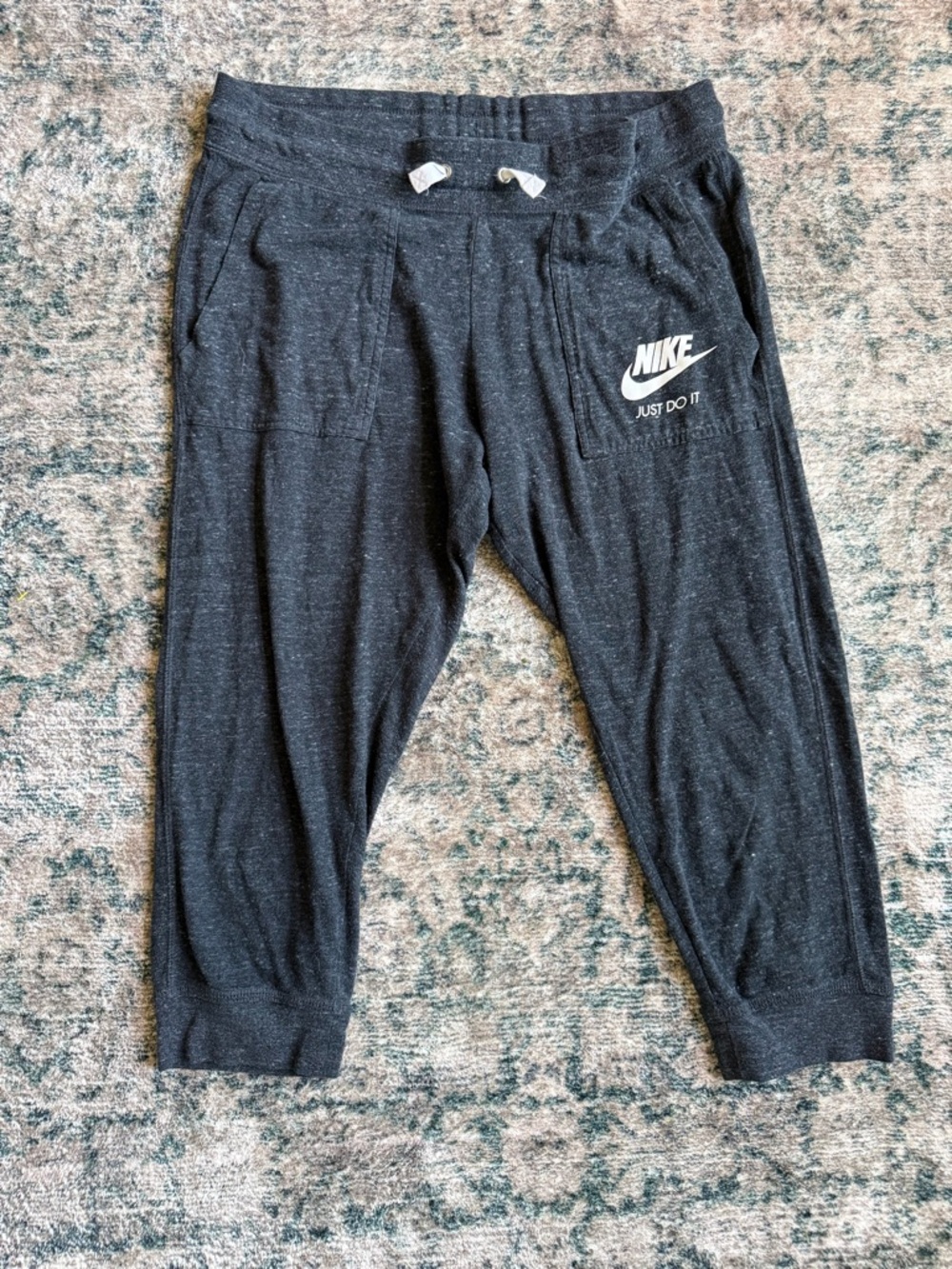 NIKE Dark Gray Heather Jogger Sweatpants